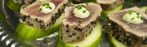 Tuna Cuke Party Platter Catering OBX